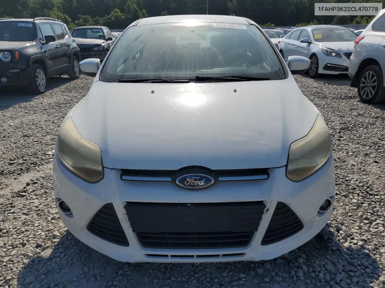 2012 Ford Focus Se VIN: 1FAHP3K22CL470778 Lot: 62910014