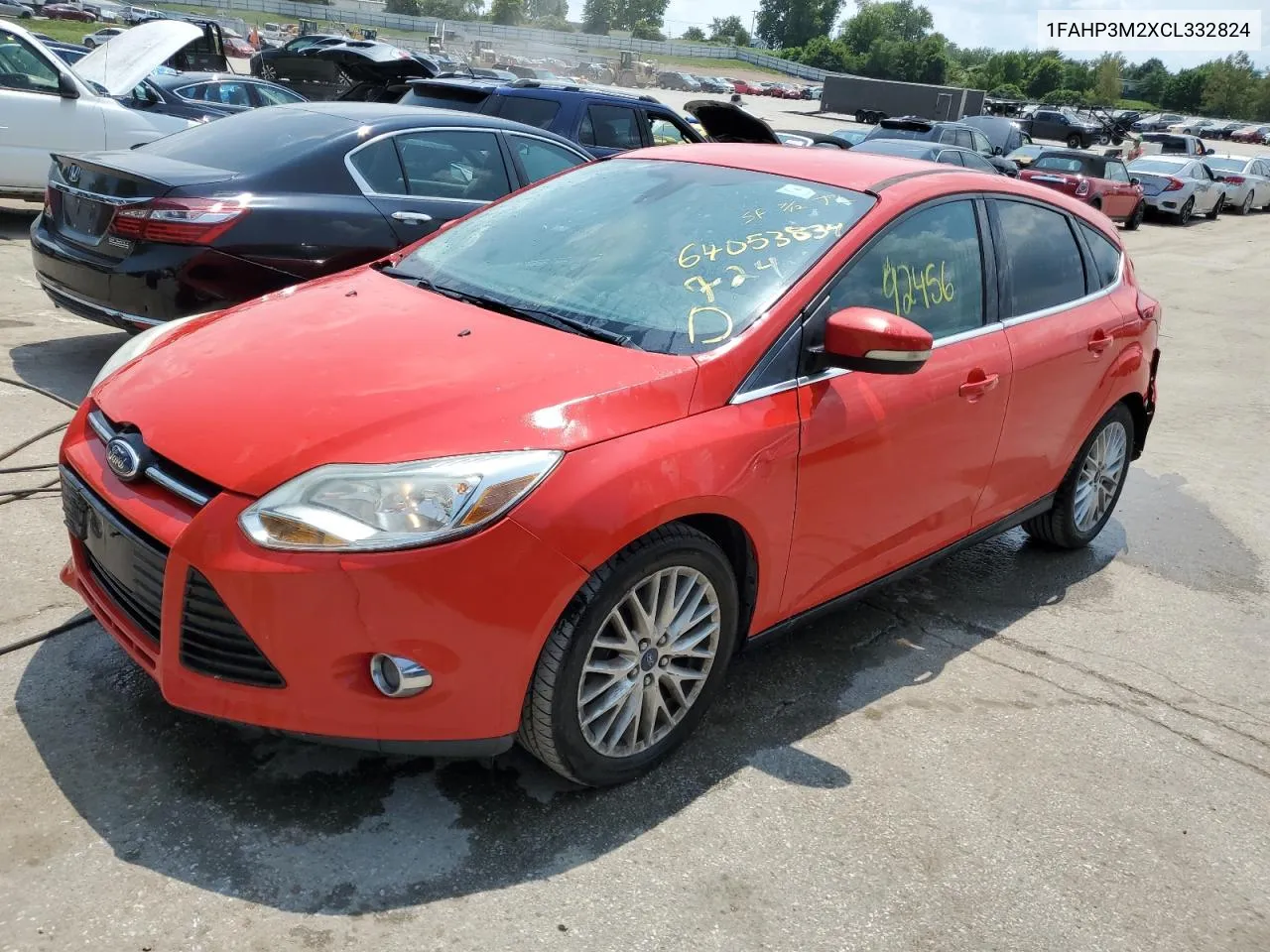 2012 Ford Focus Sel VIN: 1FAHP3M2XCL332824 Lot: 64053834