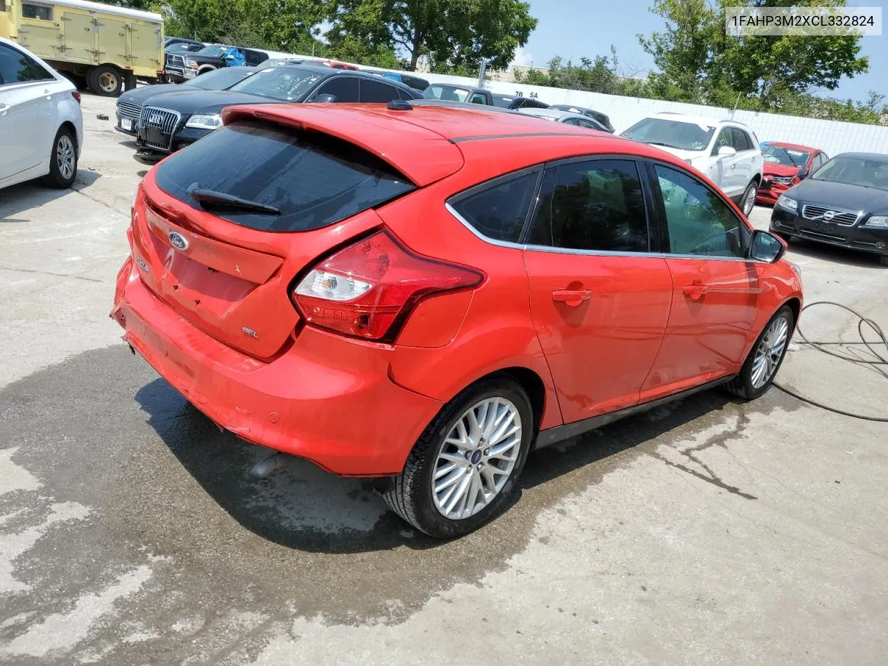 2012 Ford Focus Sel VIN: 1FAHP3M2XCL332824 Lot: 64053834