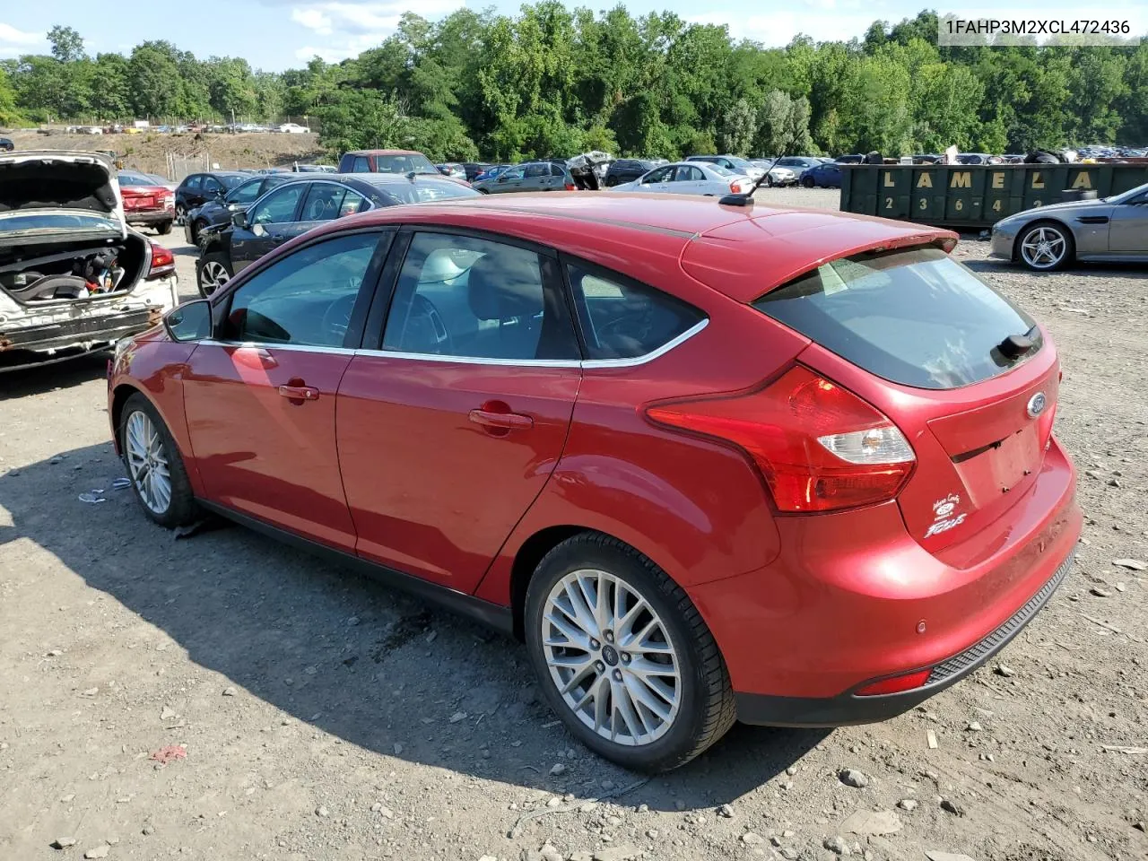 2012 Ford Focus Sel VIN: 1FAHP3M2XCL472436 Lot: 64404094