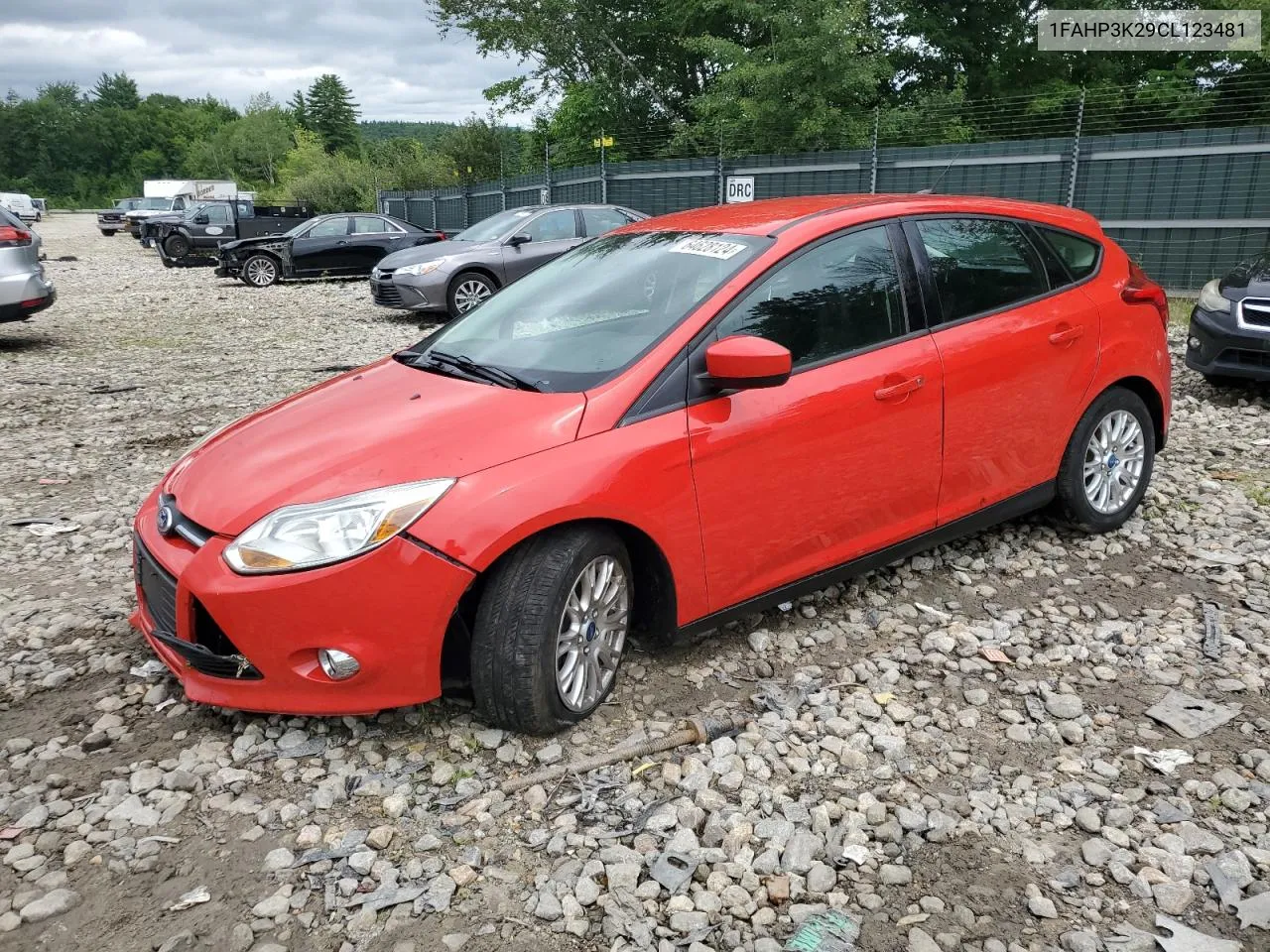 2012 Ford Focus Se VIN: 1FAHP3K29CL123481 Lot: 64628124