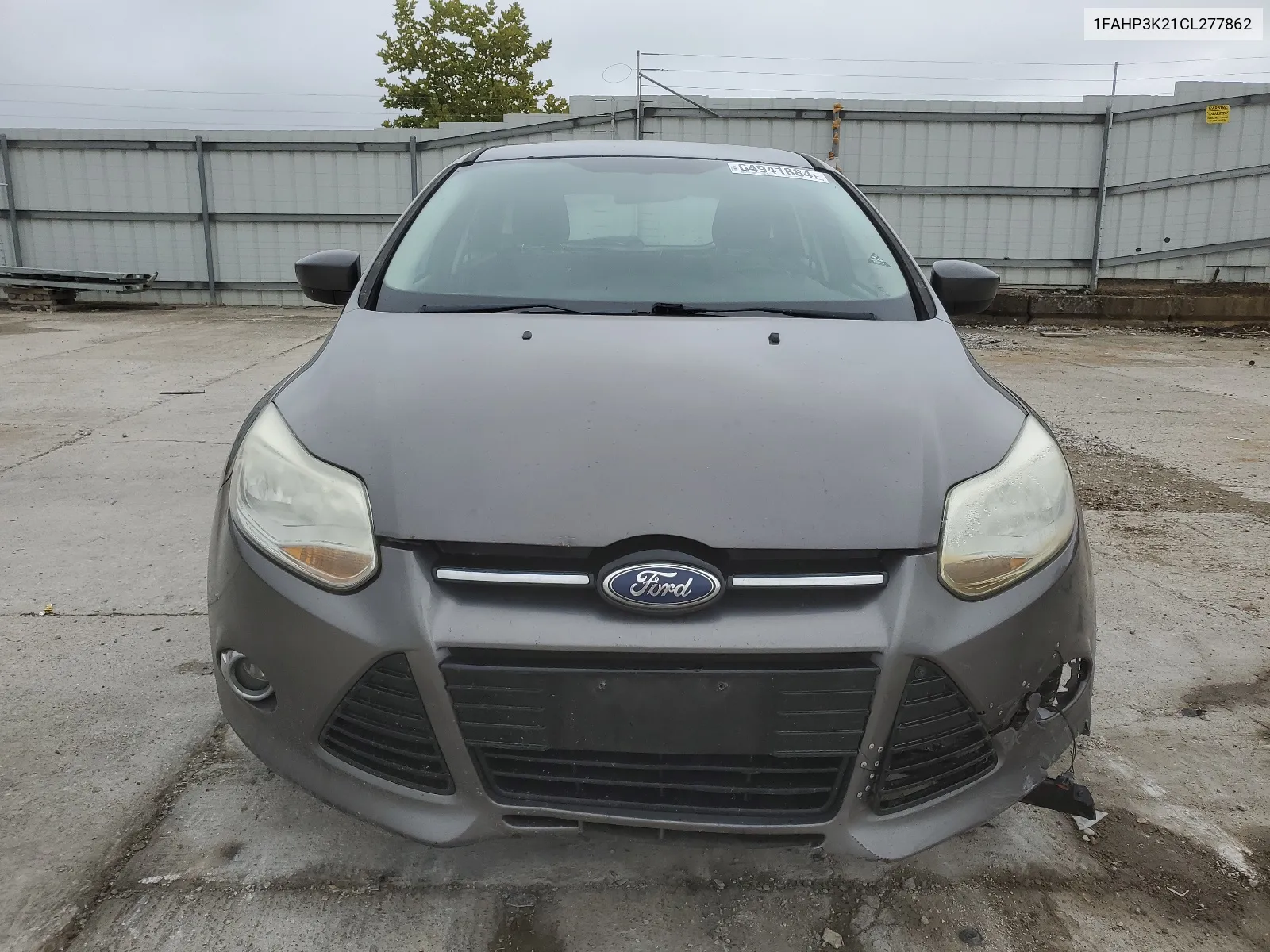 2012 Ford Focus Se VIN: 1FAHP3K21CL277862 Lot: 64941884