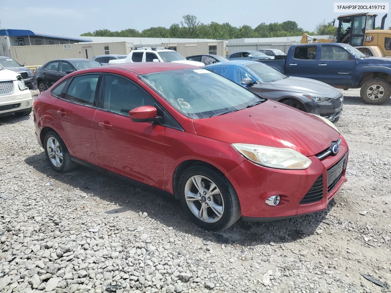 2012 Ford Focus Se VIN: 1FAHP3F20CL419712 Lot: 65464374