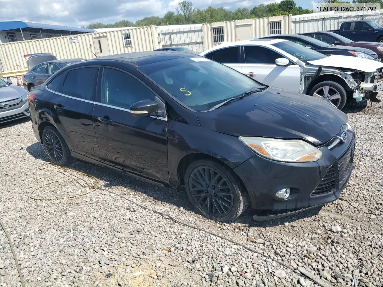 2012 Ford Focus Sel VIN: 1FAHP3H26CL371792 Lot: 65859784