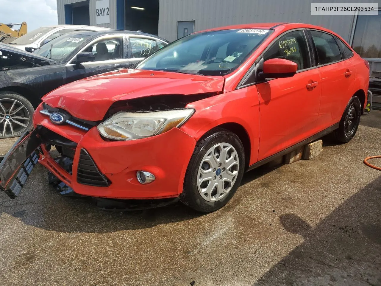 2012 Ford Focus Se VIN: 1FAHP3F26CL293534 Lot: 65937234