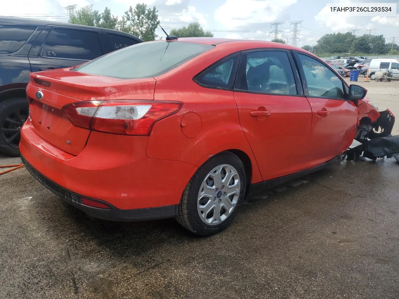 2012 Ford Focus Se VIN: 1FAHP3F26CL293534 Lot: 65937234