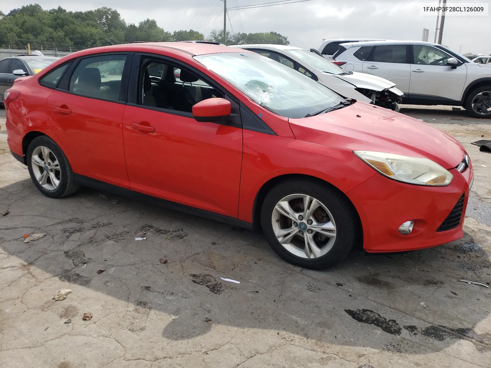 2012 Ford Focus Se VIN: 1FAHP3F28CL126009 Lot: 66075114