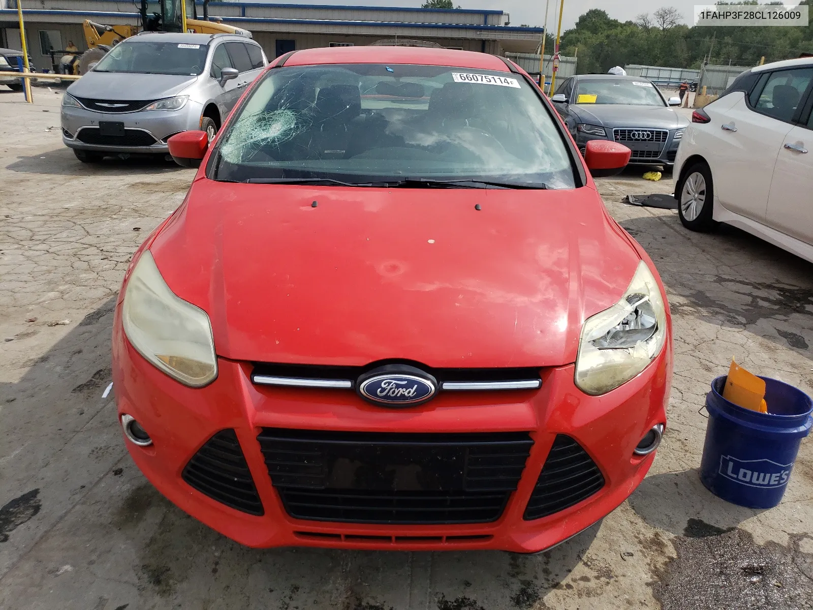 2012 Ford Focus Se VIN: 1FAHP3F28CL126009 Lot: 66075114