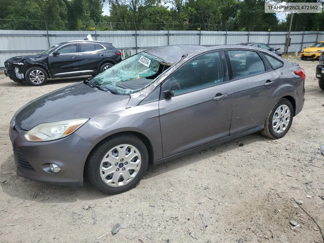 2012 Ford Focus Se VIN: 1FAHP3F28CL472562 Lot: 66220154