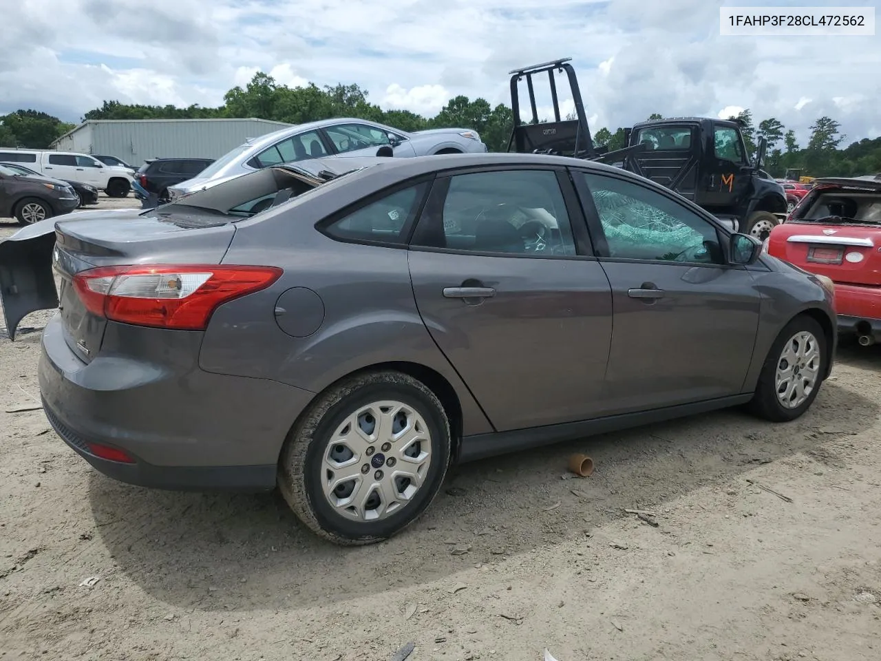 2012 Ford Focus Se VIN: 1FAHP3F28CL472562 Lot: 66220154