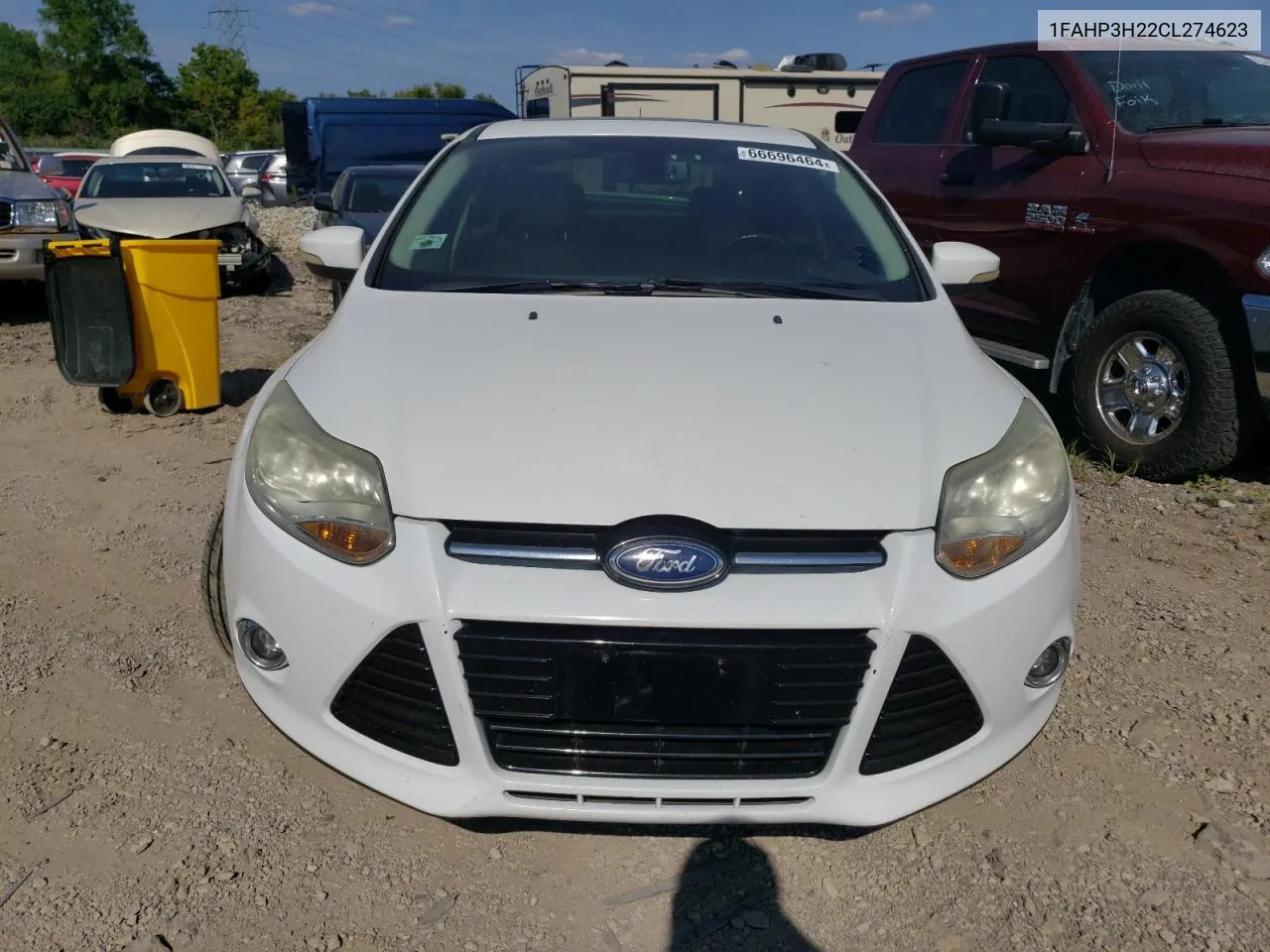 2012 Ford Focus Sel VIN: 1FAHP3H22CL274623 Lot: 66696464