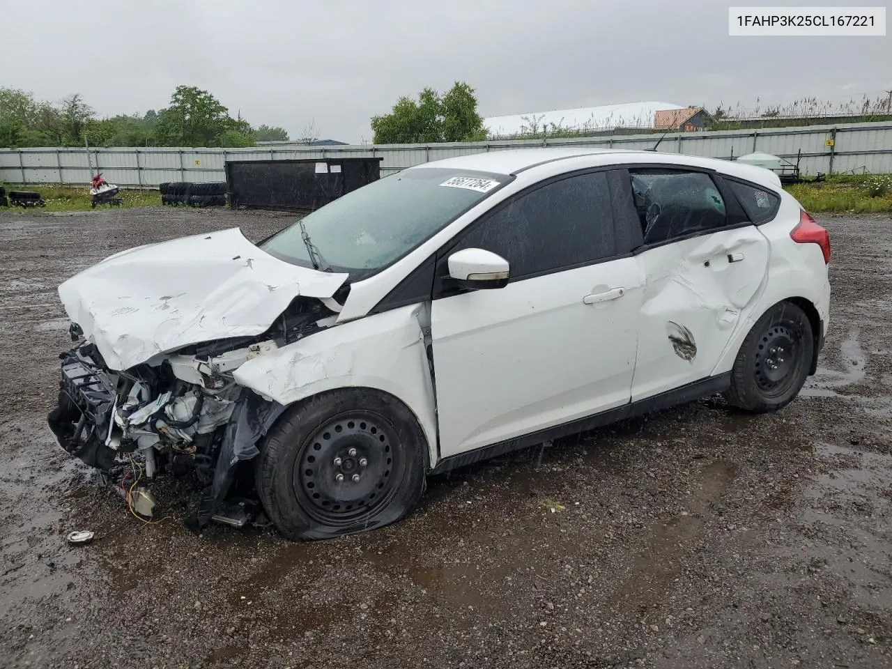 2012 Ford Focus Se VIN: 1FAHP3K25CL167221 Lot: 66787684