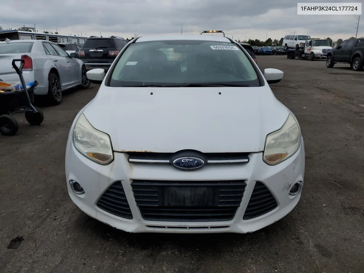 2012 Ford Focus Se VIN: 1FAHP3K24CL177724 Lot: 66929094