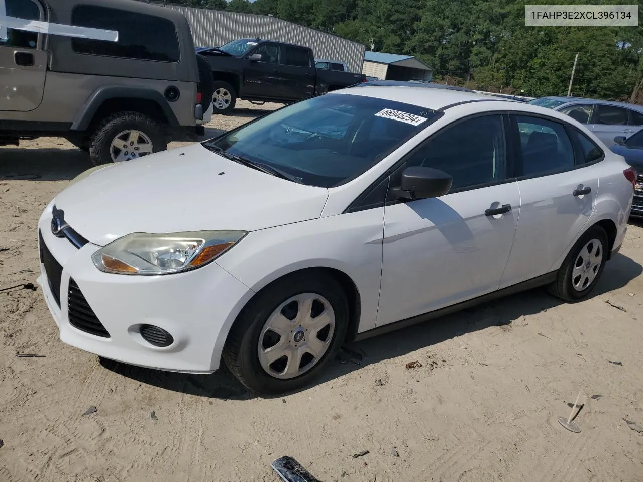 2012 Ford Focus S VIN: 1FAHP3E2XCL396134 Lot: 66945294