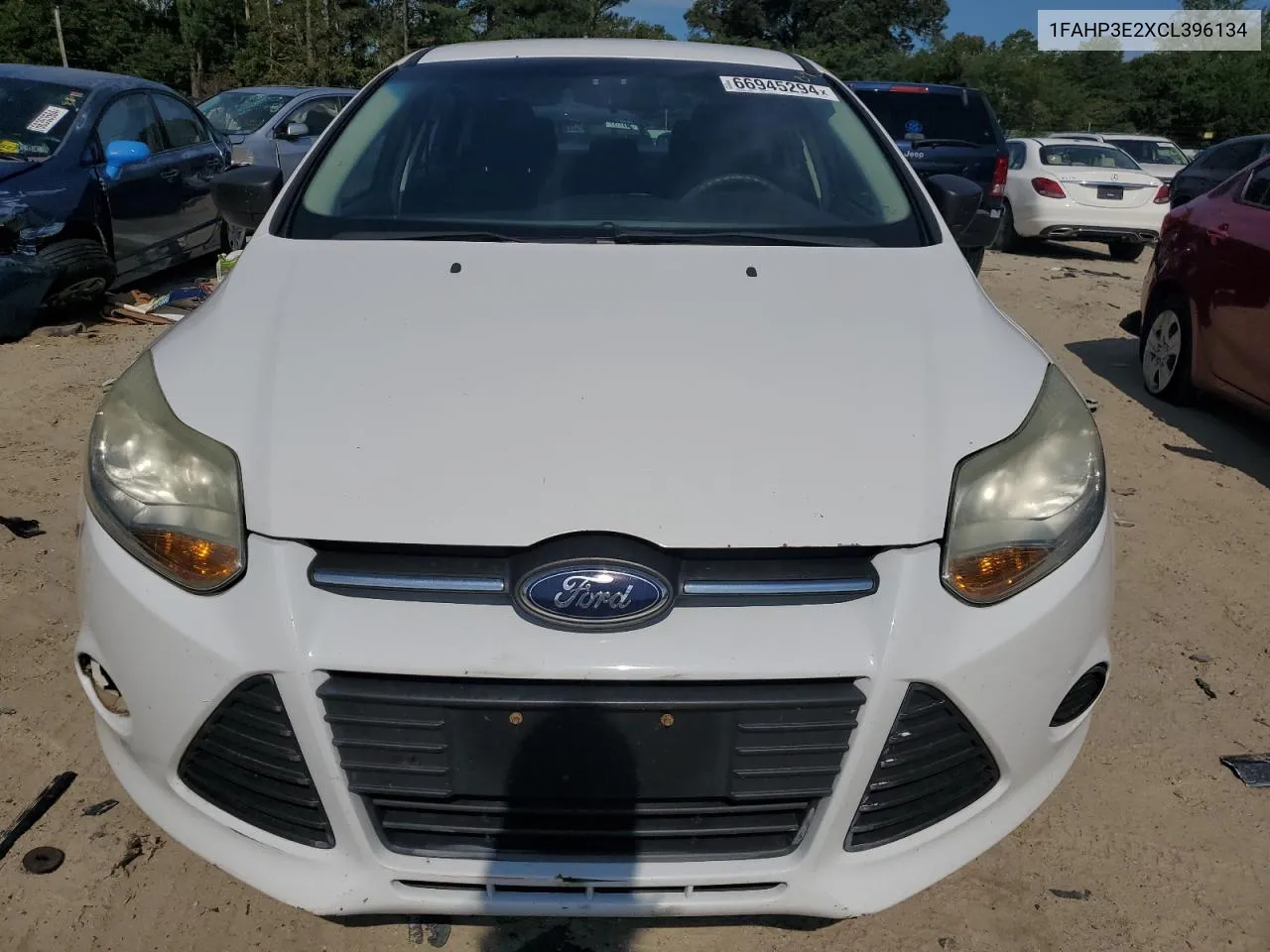 2012 Ford Focus S VIN: 1FAHP3E2XCL396134 Lot: 66945294