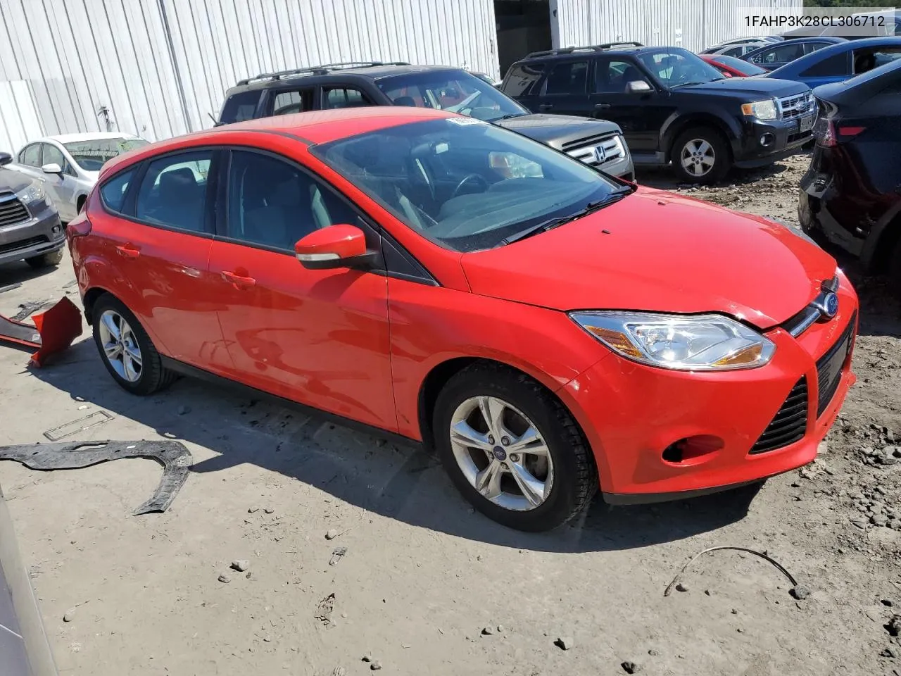 2012 Ford Focus Se VIN: 1FAHP3K28CL306712 Lot: 66963704