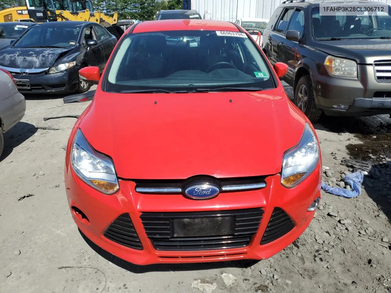 2012 Ford Focus Se VIN: 1FAHP3K28CL306712 Lot: 66963704