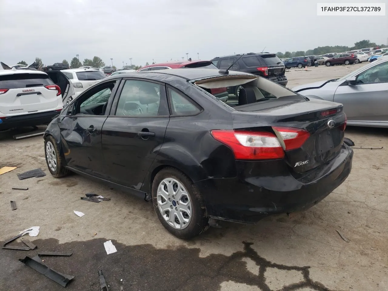 2012 Ford Focus Se VIN: 1FAHP3F27CL372789 Lot: 67145634