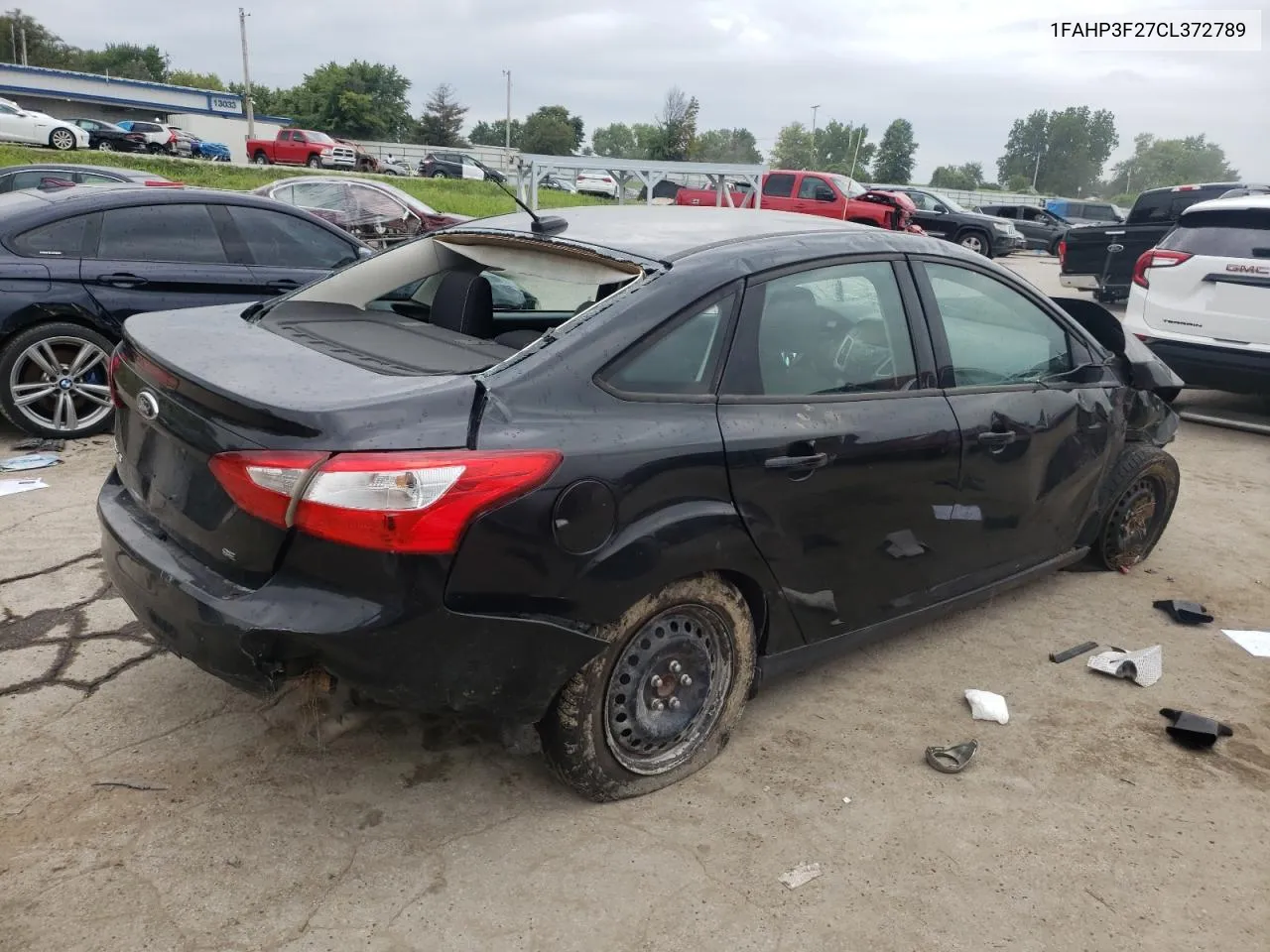 2012 Ford Focus Se VIN: 1FAHP3F27CL372789 Lot: 67145634