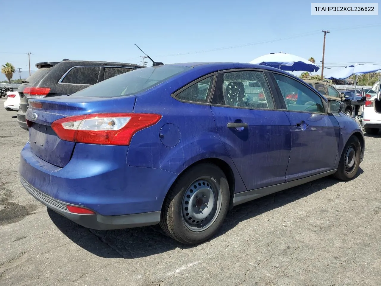 2012 Ford Focus S VIN: 1FAHP3E2XCL236822 Lot: 67158774