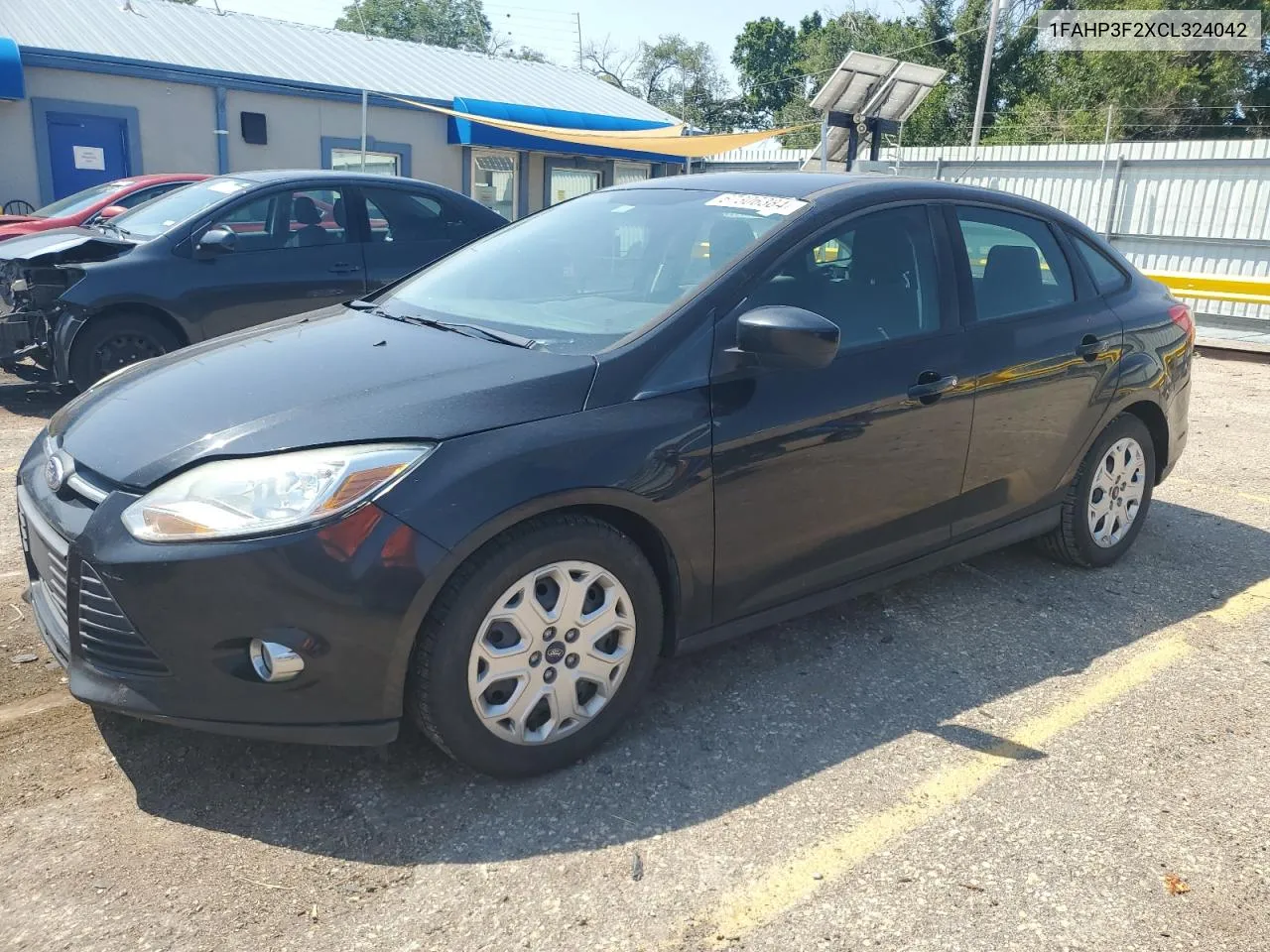 2012 Ford Focus Se VIN: 1FAHP3F2XCL324042 Lot: 67306384