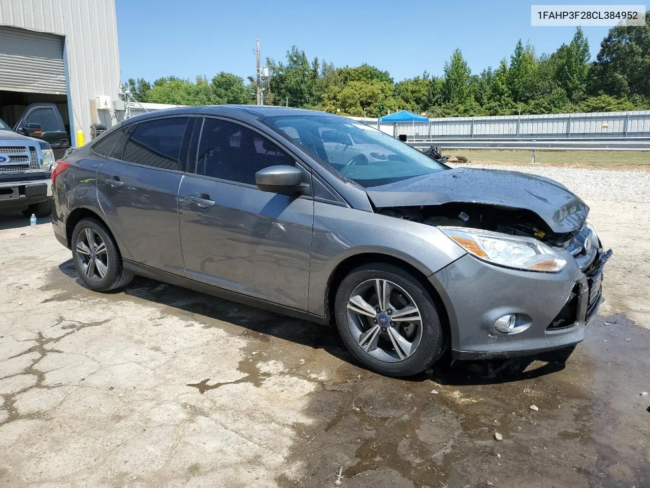 2012 Ford Focus Se VIN: 1FAHP3F28CL384952 Lot: 67661454