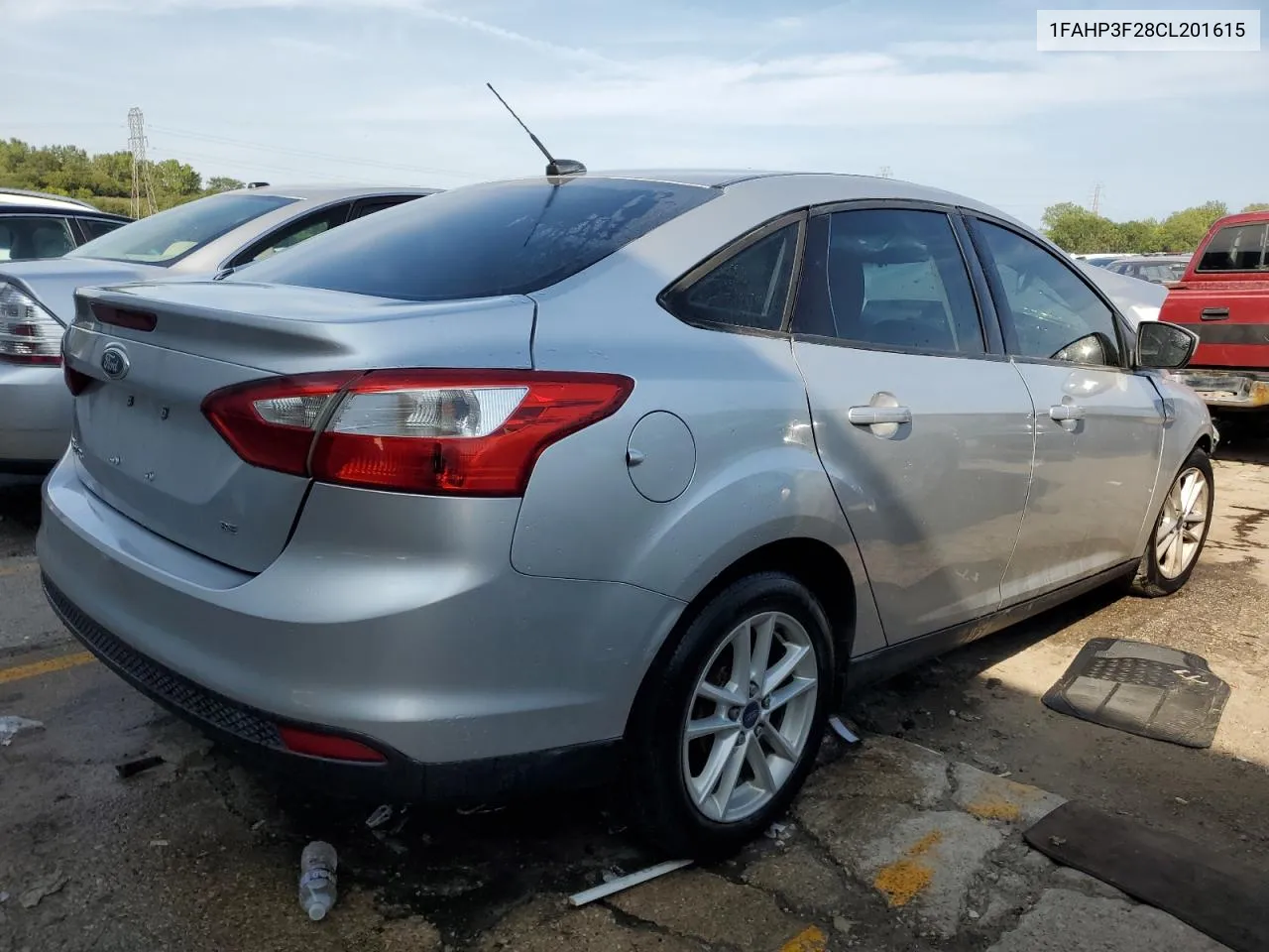 2012 Ford Focus Se VIN: 1FAHP3F28CL201615 Lot: 68236674