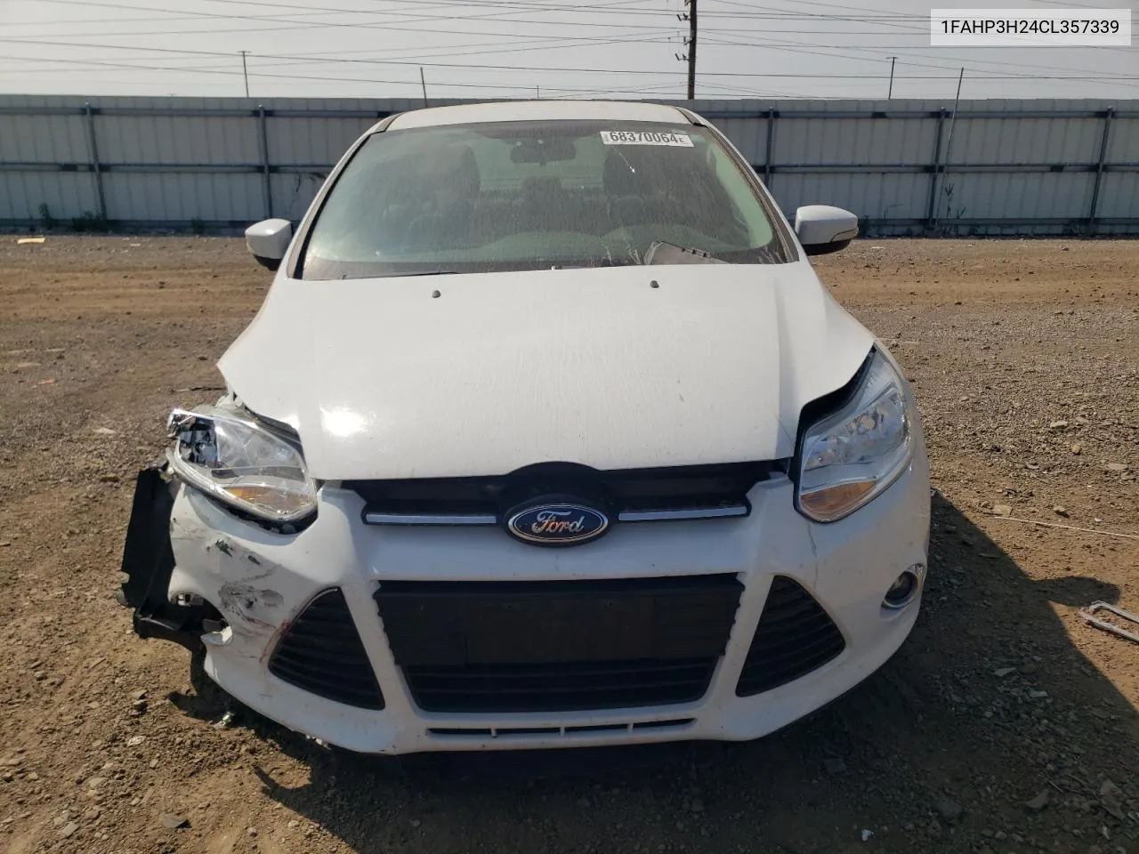 1FAHP3H24CL357339 2012 Ford Focus Sel