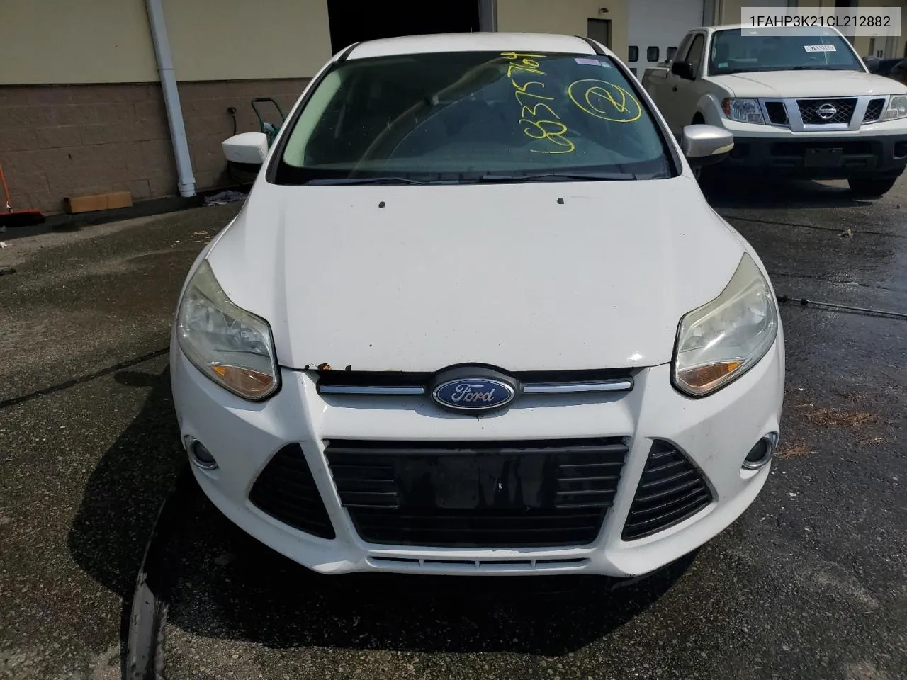 2012 Ford Focus Se VIN: 1FAHP3K21CL212882 Lot: 68375764