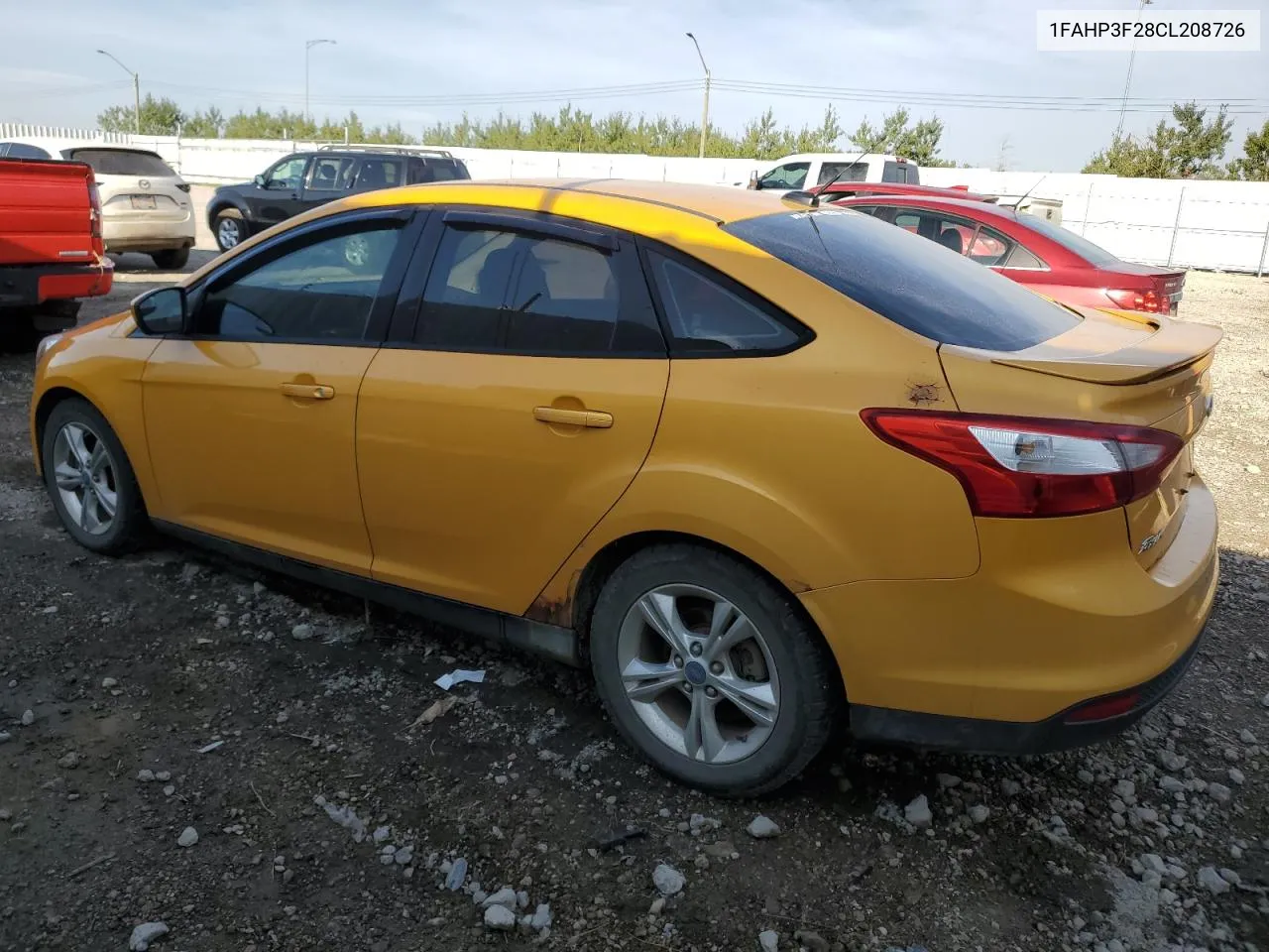 2012 Ford Focus Se VIN: 1FAHP3F28CL208726 Lot: 68500734