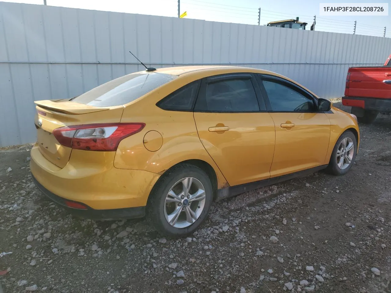 2012 Ford Focus Se VIN: 1FAHP3F28CL208726 Lot: 68500734