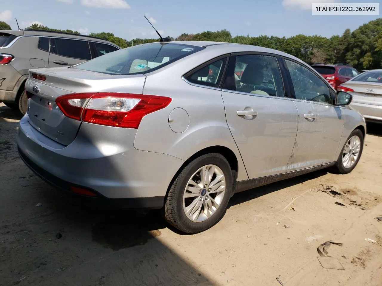 2012 Ford Focus Sel VIN: 1FAHP3H22CL362992 Lot: 68517254