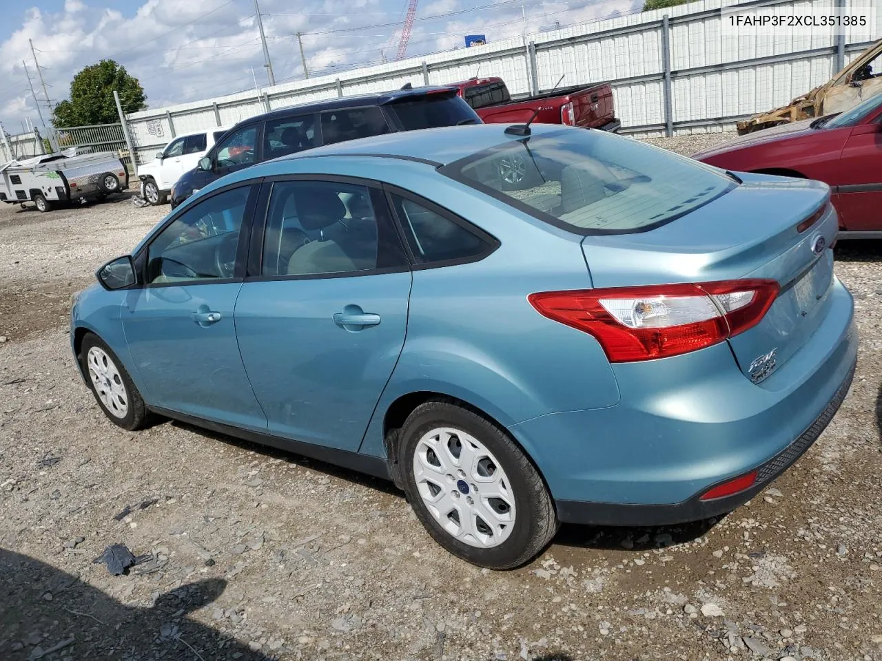 2012 Ford Focus Se VIN: 1FAHP3F2XCL351385 Lot: 68663694