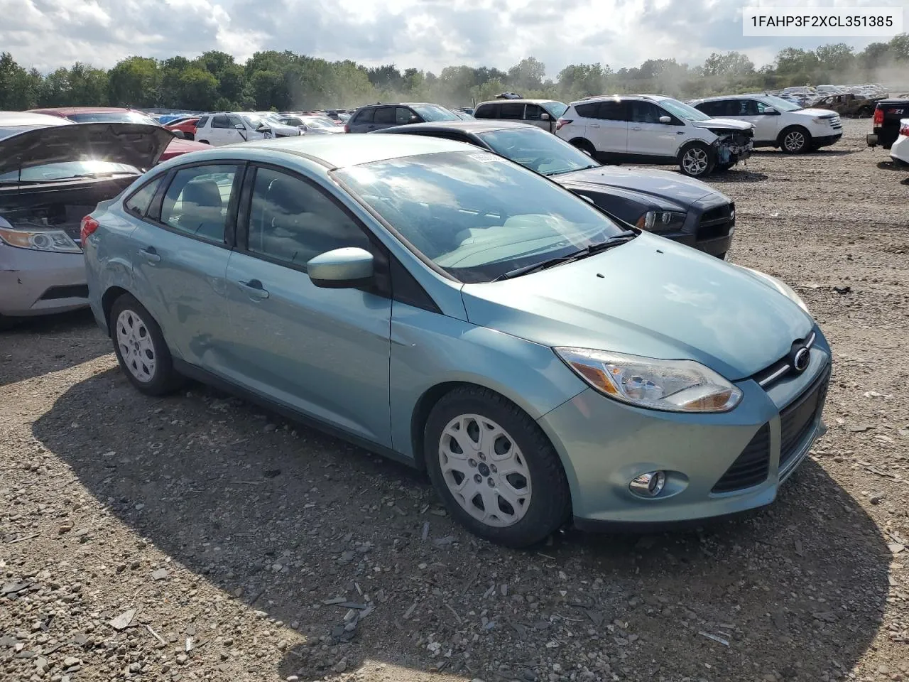 2012 Ford Focus Se VIN: 1FAHP3F2XCL351385 Lot: 68663694