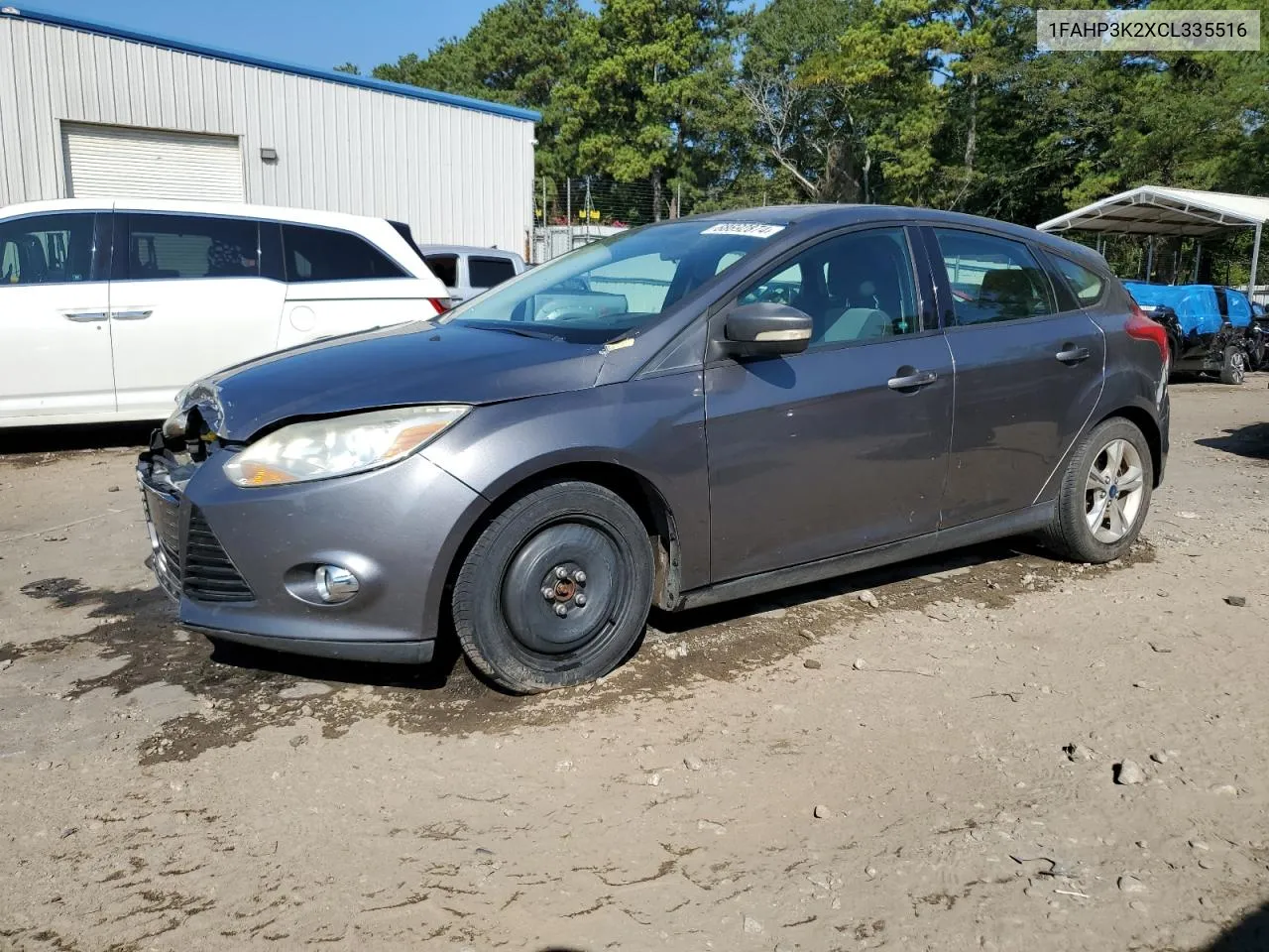 2012 Ford Focus Se VIN: 1FAHP3K2XCL335516 Lot: 68692874