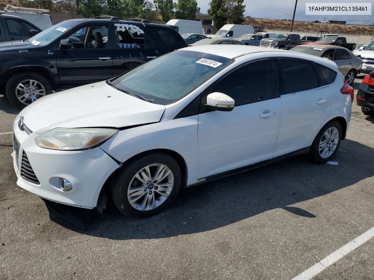 2012 Ford Focus Sel VIN: 1FAHP3M21CL135461 Lot: 68841674