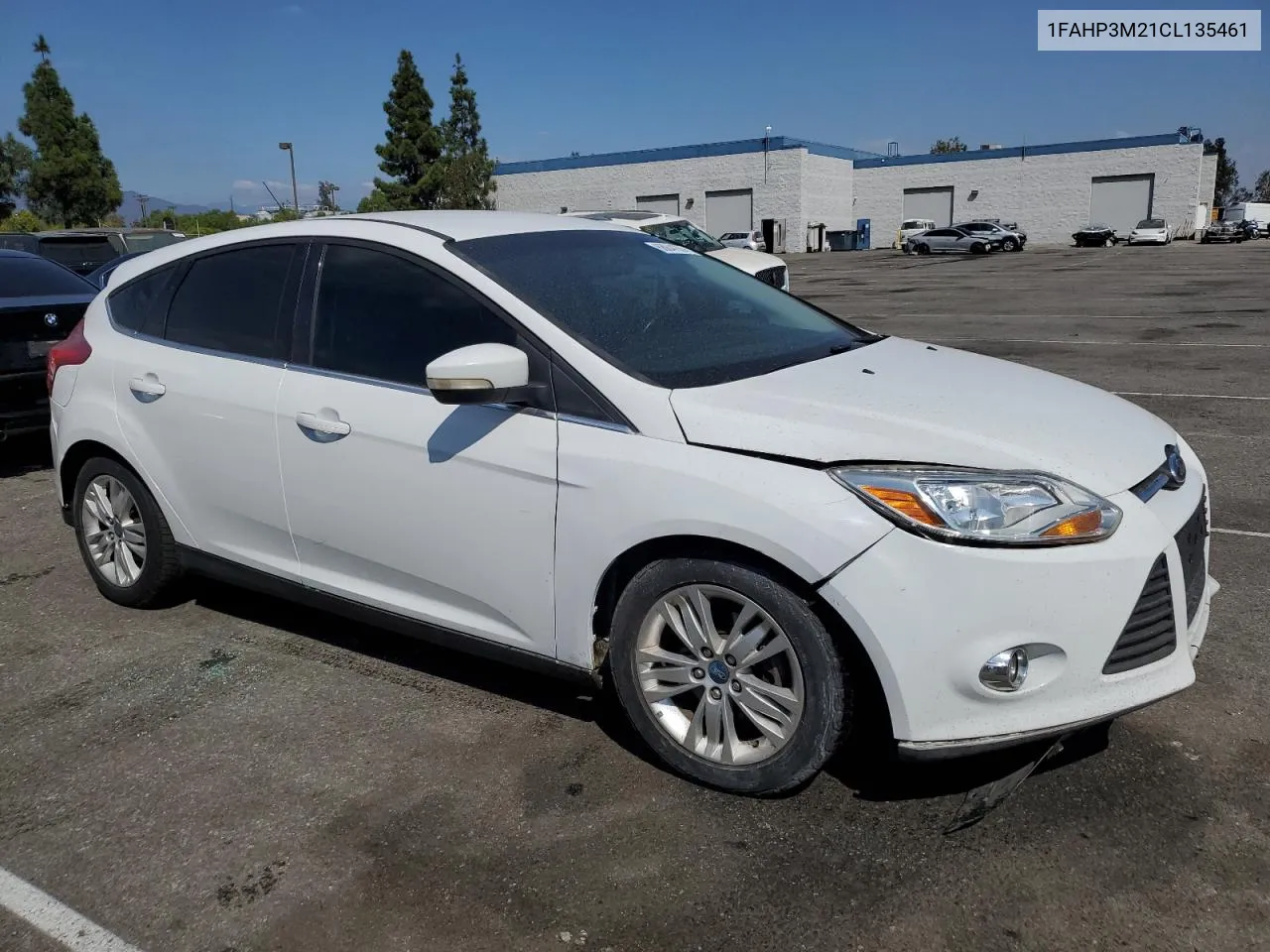 2012 Ford Focus Sel VIN: 1FAHP3M21CL135461 Lot: 68841674