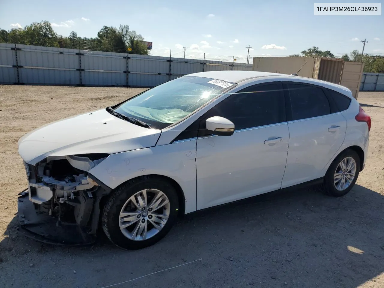 2012 Ford Focus Sel VIN: 1FAHP3M26CL436923 Lot: 68880324