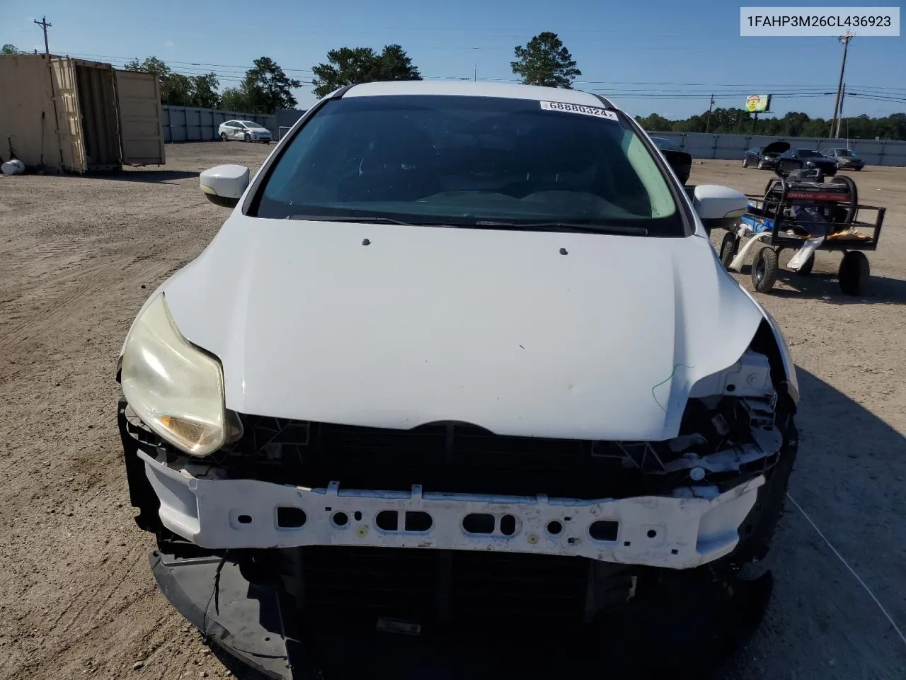 2012 Ford Focus Sel VIN: 1FAHP3M26CL436923 Lot: 68880324