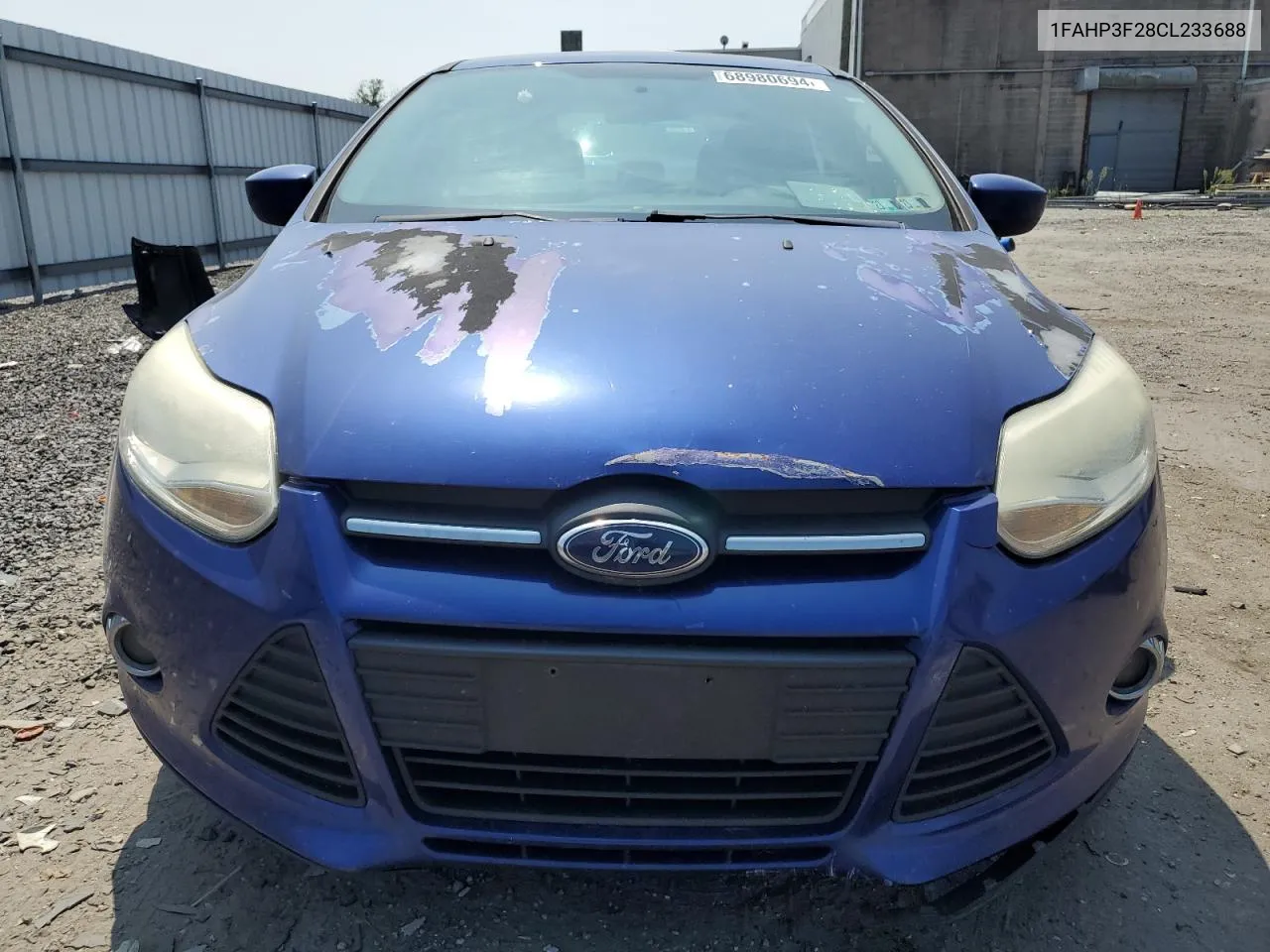 1FAHP3F28CL233688 2012 Ford Focus Se