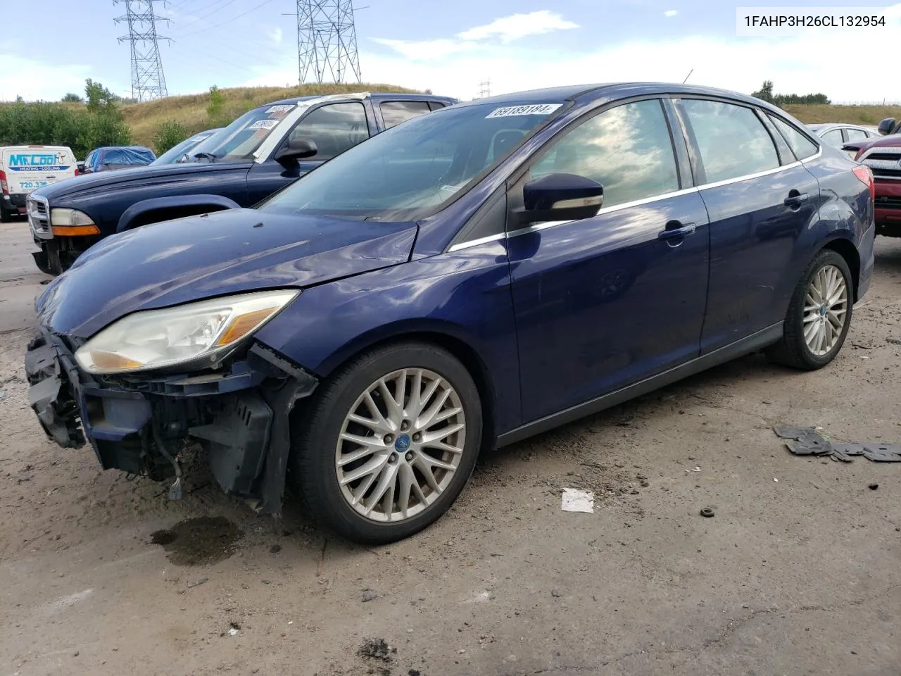 2012 Ford Focus Sel VIN: 1FAHP3H26CL132954 Lot: 69189184