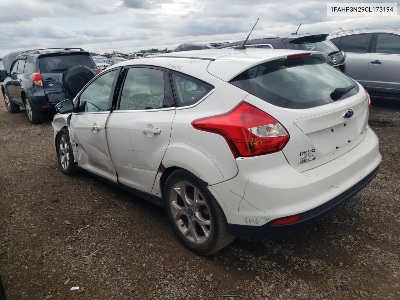 1FAHP3N29CL173194 2012 Ford Focus Titanium