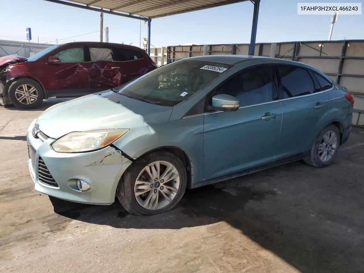 2012 Ford Focus Sel VIN: 1FAHP3H2XCL466243 Lot: 69386254