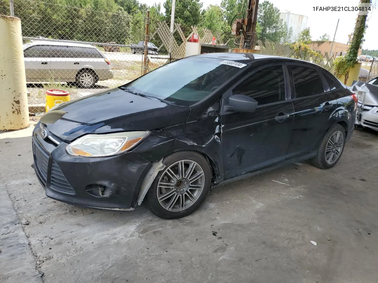 2012 Ford Focus S VIN: 1FAHP3E21CL304814 Lot: 69669104