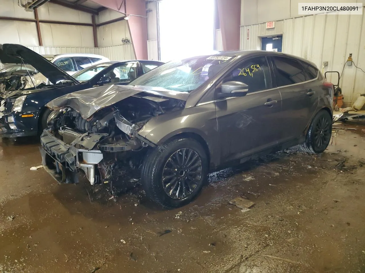 2012 Ford Focus Titanium VIN: 1FAHP3N20CL480091 Lot: 69782724