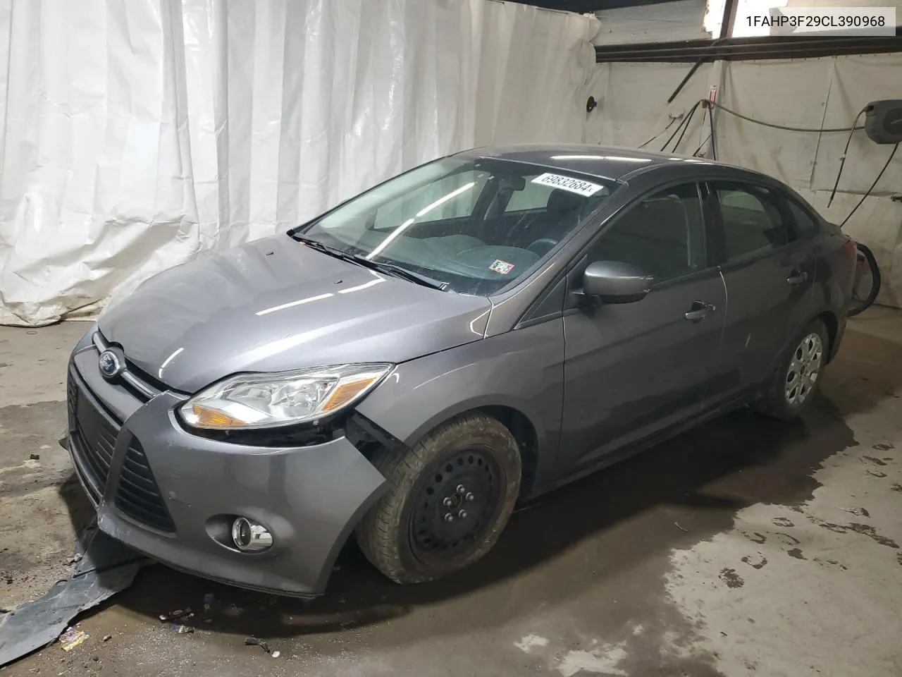 2012 Ford Focus Se VIN: 1FAHP3F29CL390968 Lot: 69832684