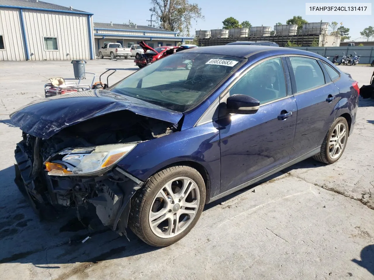 2012 Ford Focus Se VIN: 1FAHP3F24CL131417 Lot: 69833683