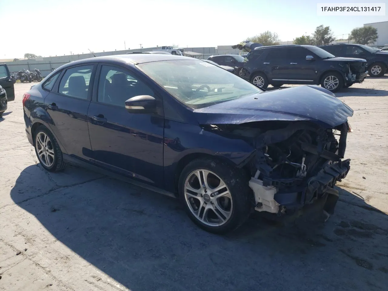 2012 Ford Focus Se VIN: 1FAHP3F24CL131417 Lot: 69833683