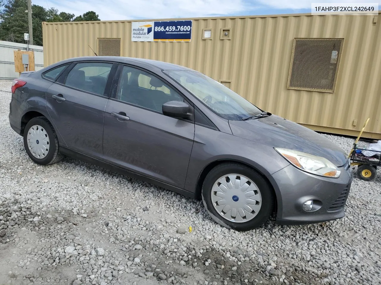 2012 Ford Focus Se VIN: 1FAHP3F2XCL242649 Lot: 69834794