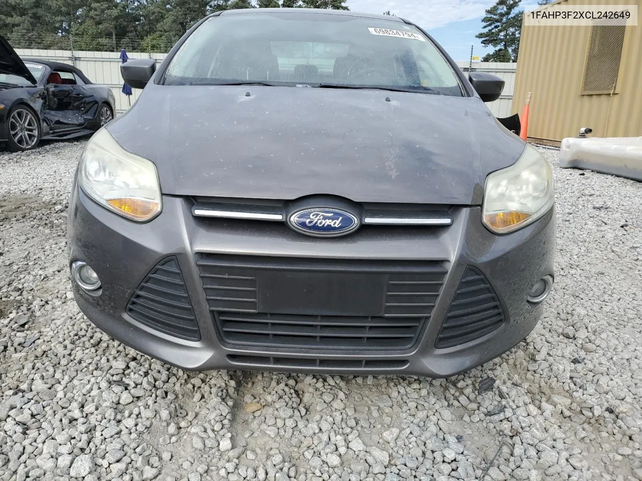 2012 Ford Focus Se VIN: 1FAHP3F2XCL242649 Lot: 69834794